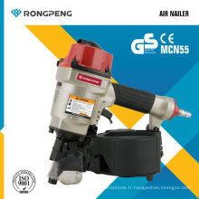 Rongpeng Nouveau produit Nailer d&#39;air (MCN55) Nailer de bobine Nailer de palette Outils électriques